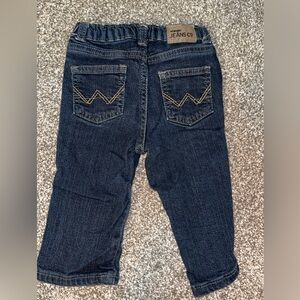 Vintage Wrangler kids blue denim jeans 6-9 months